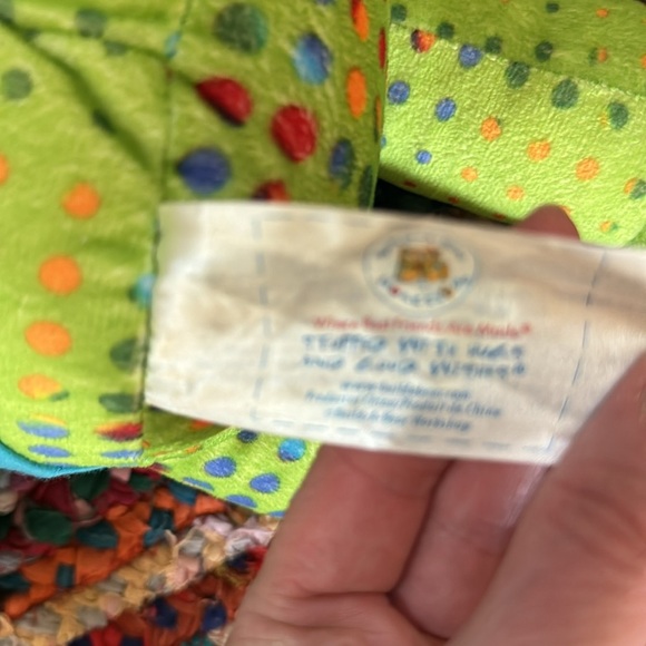 Rare Build-A-Bear Stuffed Plush with Mohawk & multi Colour Polka Dots - Picture 4 of 5